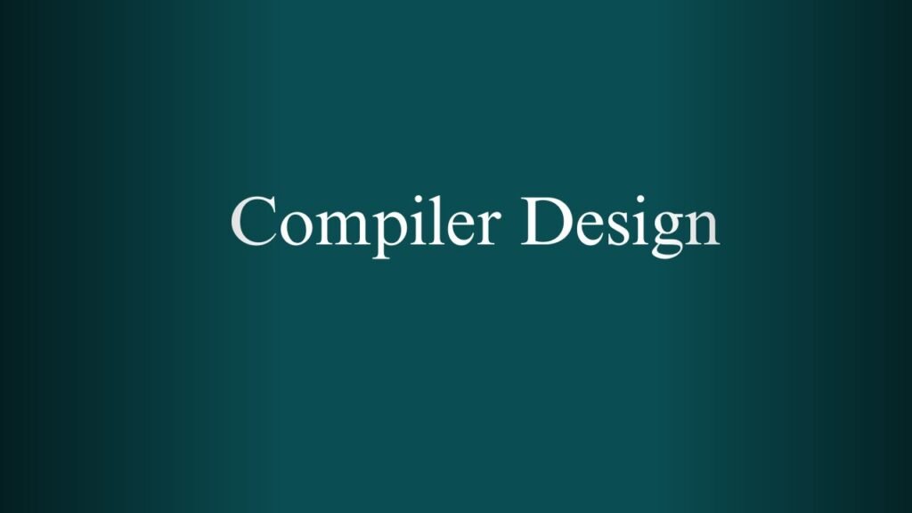 NPTEL Compiler Design Week 1 And 2 Assignment Answers